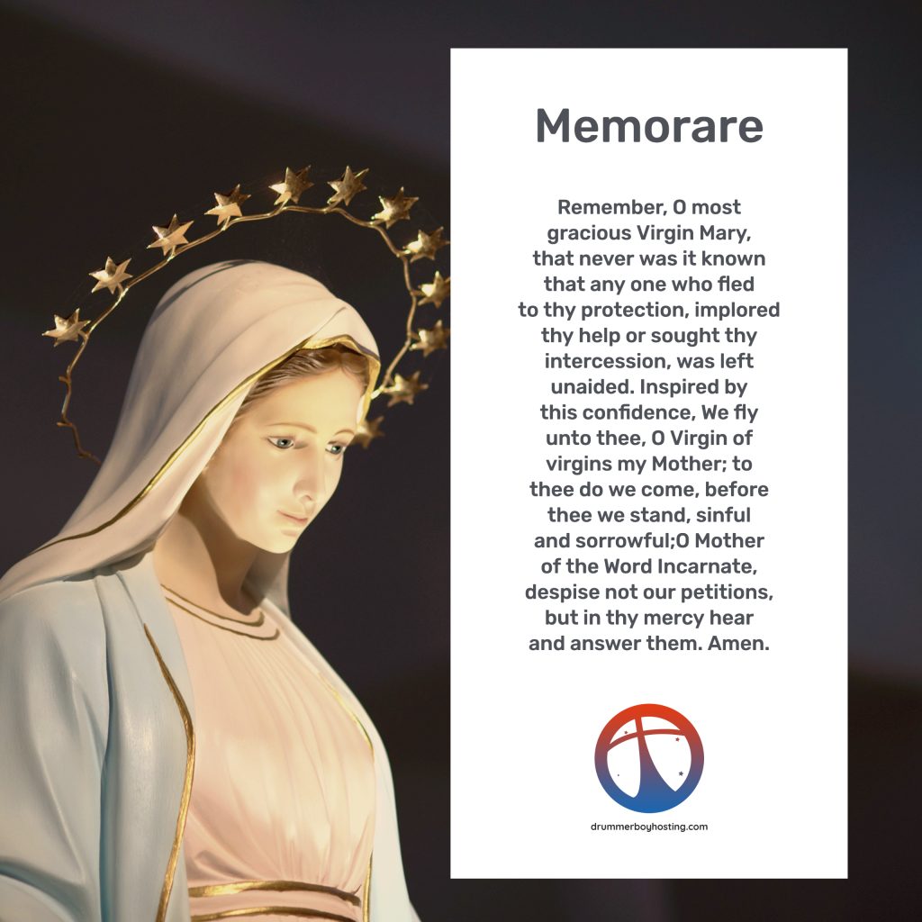 The Memorare: A Powerful Prayer of Intercession the memorare: a powerful prayer of intercession The Memorare: A Powerful Prayer of Intercession to the Virgin Mary My project 1 2 1024x1024