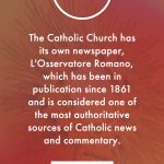 ten fun and informative facts about the catholic church Ten fun and informative facts about the Catholic Church Top Ten Facts 10 1 150x150